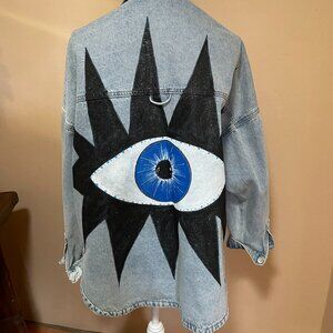 Evil Eye Denim Shirt